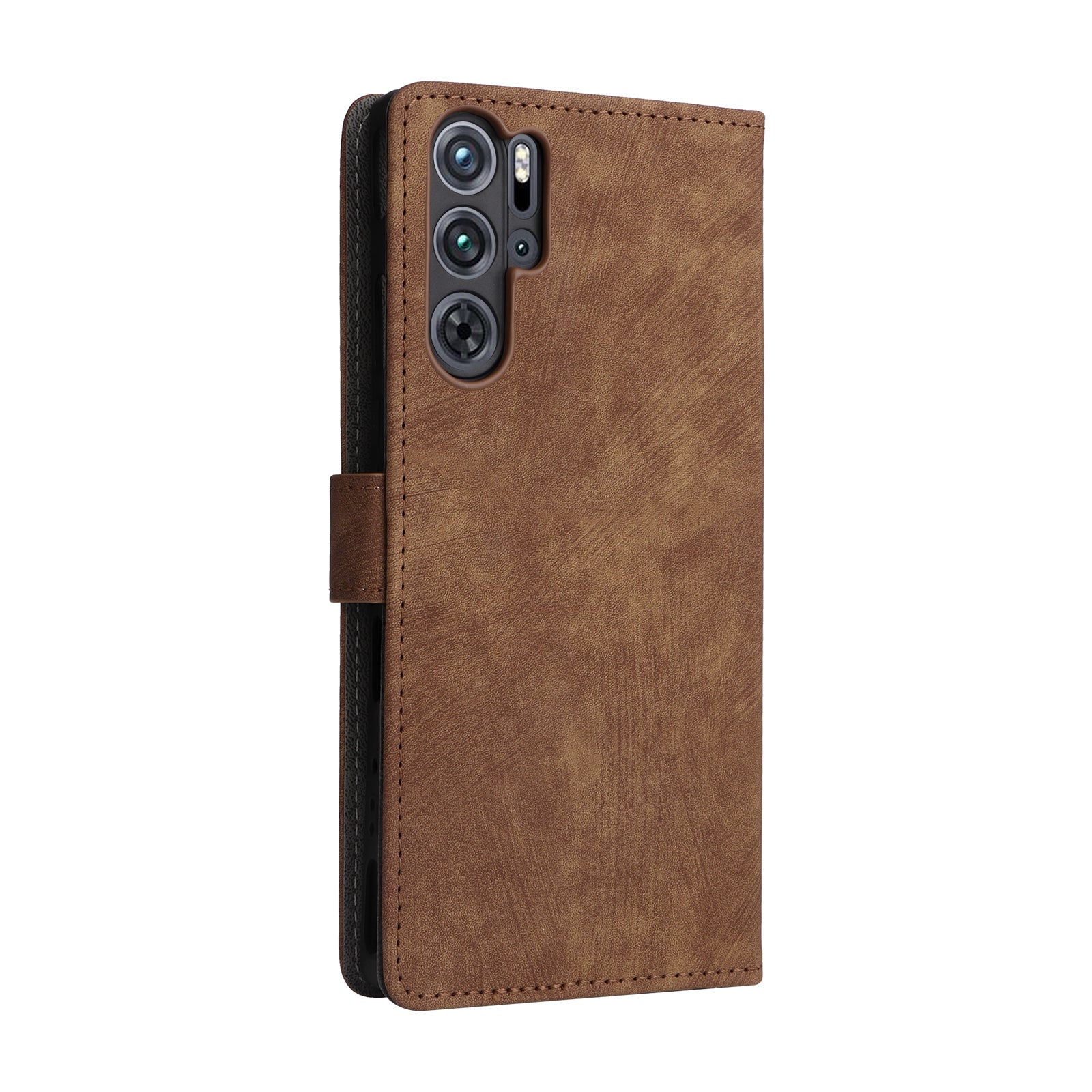 For ZTE nubia Red Magic 9 Pro 5G  /  9 Pro+ 5G Case Leather RFID Blocking Phone Cover - Brown For ZTE nubia Red Magic 9 Pro 5G  /  9 Pro+ 5G Case Leather RFID Blocking Phone Cover - Brown